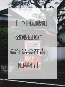 “中国陵阳·致敬屈原”端午诗会在青阳举行