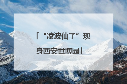 “凌波仙子”现身西安世博园