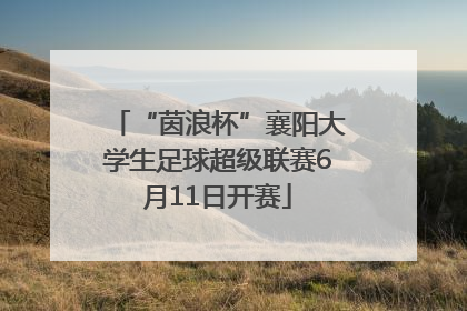 “茵浪杯”襄阳大学生足球超级联赛6月11日开赛