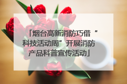 烟台高新消防巧借“科技活动周”开展消防产品科普宣传活动