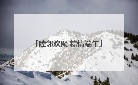 睦邻欢聚 粽情端午