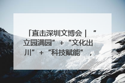 直击深圳文博会｜“立园满园”+“文化出川”+“科技赋能”，成都传媒发布三大文创领域合作清单