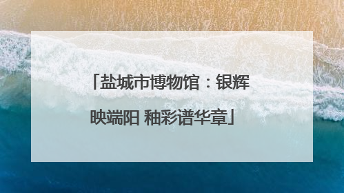 盐城市博物馆：银辉映端阳 釉彩谱华章