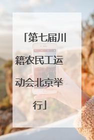 第七届川籍农民工运动会北京举行