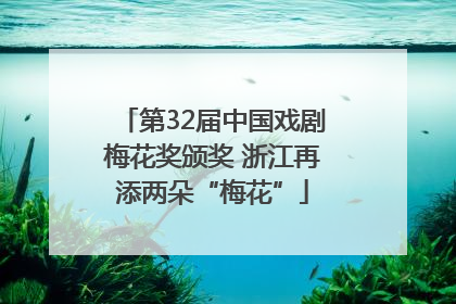 第32届中国戏剧梅花奖颁奖 浙江再添两朵“梅花”