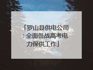 罗山县供电公司：全面备战高考电力保供工作