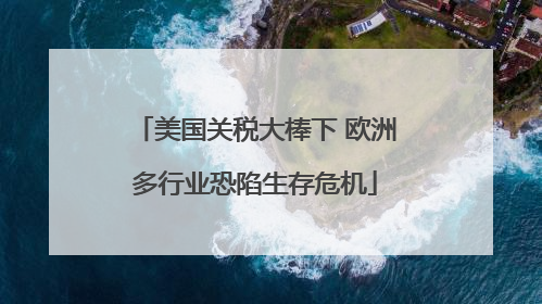 美国关税大棒下 欧洲多行业恐陷生存危机