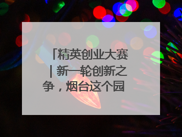 精英创业大赛｜新一轮创新之争，烟台这个园区赢了？
