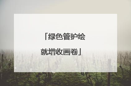 绿色管护绘就增收画卷