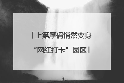 上第摩码悄然变身“网红打卡”园区
