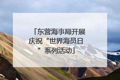 东营海事局开展庆祝“世界海员日”系列活动