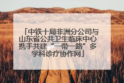 中铁十局非洲分公司与山东省公共卫生临床中心携手共建“一带一路”多学科诊疗协作网