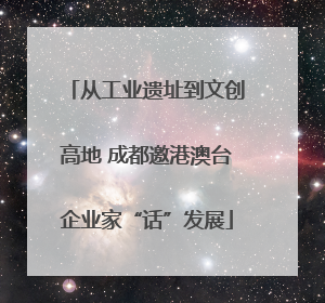 从工业遗址到文创高地 成都邀港澳台企业家“话”发展
