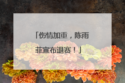 伤情加重，陈雨菲宣布退赛！