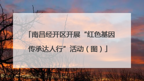 南昌经开区开展“红色基因传承达人行”活动（图）