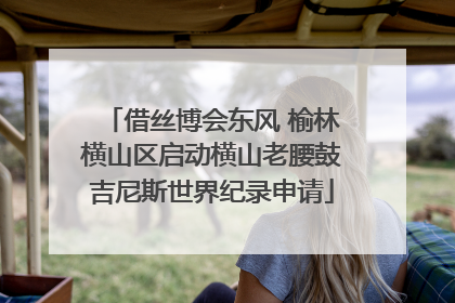 借丝博会东风 榆林横山区启动横山老腰鼓吉尼斯世界纪录申请