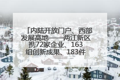 内陆开放门户、西部发展高地——两江新区携72家企业、163组创新成果、183件特色产品亮相西洽会