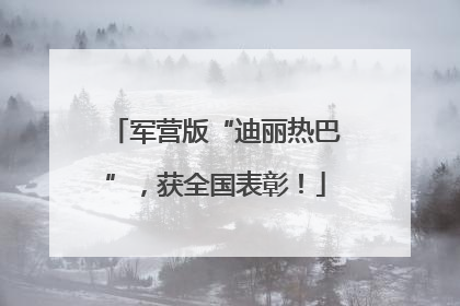 军营版“迪丽热巴”，获全国表彰！