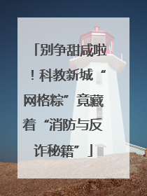 别争甜咸啦！科教新城“网格粽”竟藏着“消防与反诈秘籍”