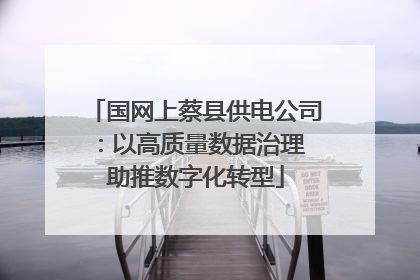 国网上蔡县供电公司：以高质量数据治理 助推数字化转型