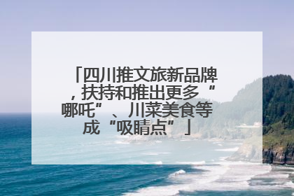 四川推文旅新品牌，扶持和推出更多“哪吒”、川菜美食等成“吸睛点”