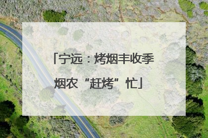 宁远：烤烟丰收季 烟农“赶烤”忙