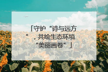 守护“诗与远方”，共绘生态环境“美丽画卷”