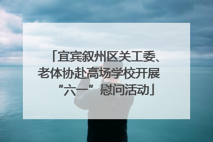 宜宾叙州区关工委、老体协赴高场学校开展“六一”慰问活动