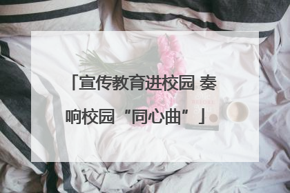 宣传教育进校园 奏响校园“同心曲”