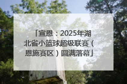 宣恩：2025年湖北省小篮球超级联赛（恩施赛区）圆满落幕