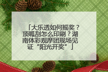 大乐透如何摇奖？顶呱刮怎么印刷？湖南体彩观摩团现场见证“阳光开奖”