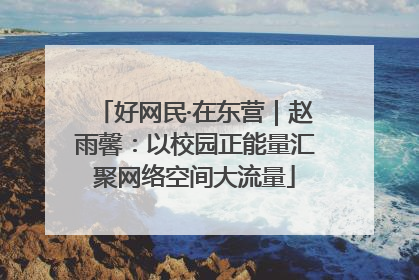 好网民·在东营｜赵雨馨：以校园正能量汇聚网络空间大流量