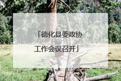 德化县委政协工作会议召开