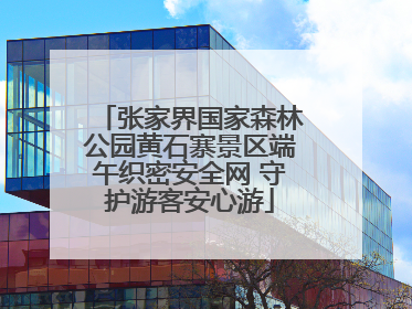 张家界国家森林公园黄石寨景区端午织密安全网 守护游客安心游