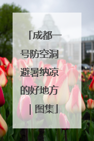 成都一号防空洞避暑纳凉的好地方｜图集