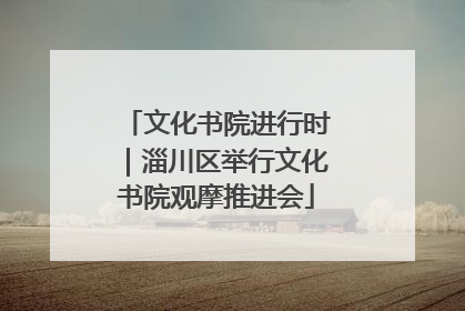文化书院进行时｜淄川区举行文化书院观摩推进会