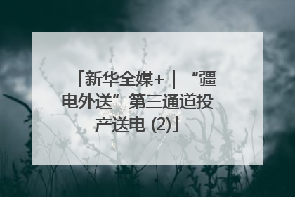 新华全媒+｜“疆电外送”第三通道投产送电 (2)