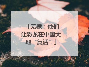 无棣：他们 让恐龙在中国大地“复活”
