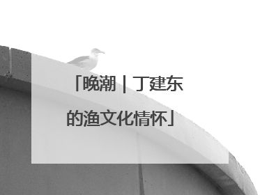 晚潮｜丁建东的渔文化情怀