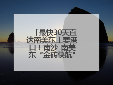 最快30天直达南美东主要港口！南沙-南美东“金砖快航”全面升级优化