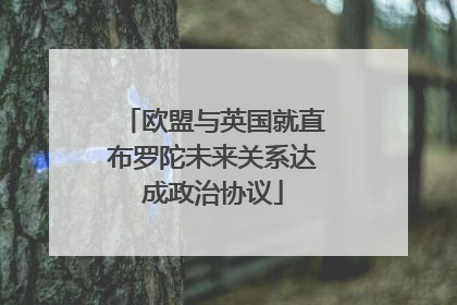 欧盟与英国就直布罗陀未来关系达成政治协议