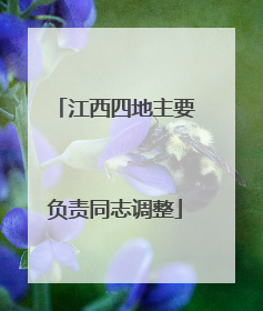 江西四地主要负责同志调整