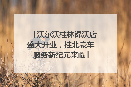 沃尔沃桂林锦沃店盛大开业，桂北豪车服务新纪元来临