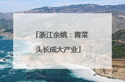 浙江余姚：青菜头长成大产业