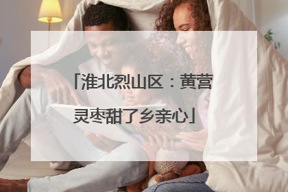 淮北烈山区：黄营灵枣甜了乡亲心