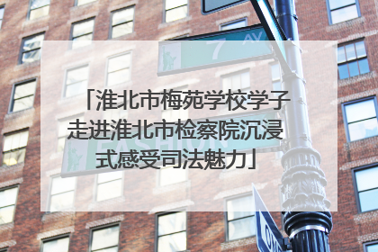 淮北市梅苑学校学子走进淮北市检察院沉浸式感受司法魅力