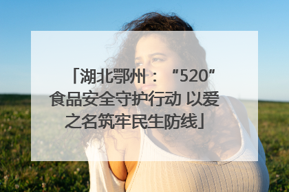 湖北鄂州：“520”食品安全守护行动 以爱之名筑牢民生防线
