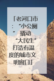 老河口市：“小公厕” 撬动 “大民生” 打造有温度的城市文明窗口