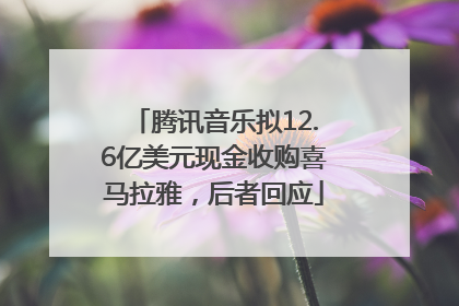 腾讯音乐拟12.6亿美元现金收购喜马拉雅，后者回应