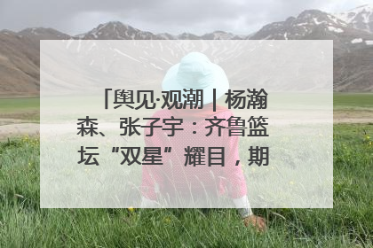 舆见·观潮｜杨瀚森、张子宇：齐鲁篮坛“双星”耀目，期许与挑战并存